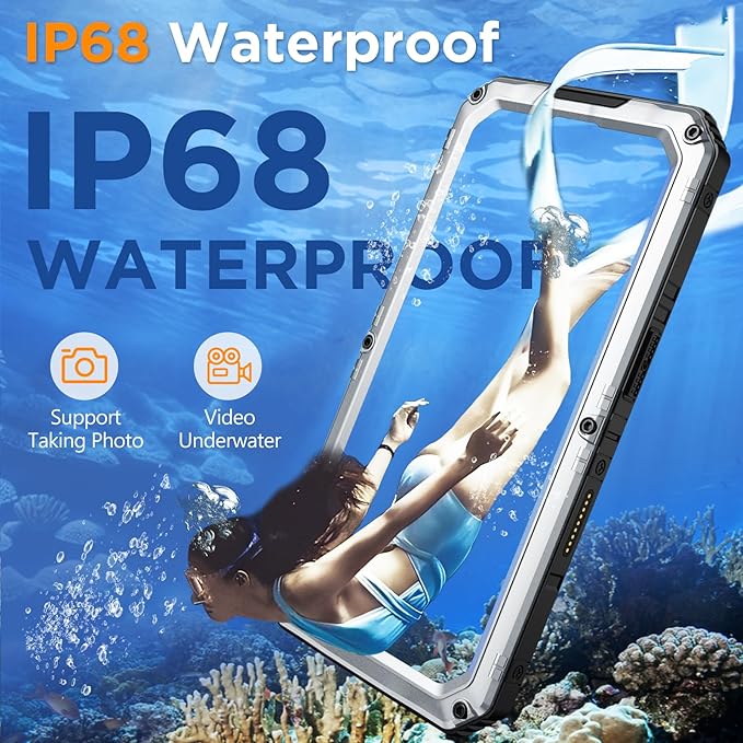 Mitywah Waterproof Case for iPhone 16 Plus, Shockproof Heavy Duty Case - Image 3