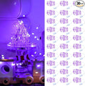 ZSJWL 30 Pack Purple Fairy Lights Battery Operated, 7Ft 20LED Mini String Light by ZSJWL