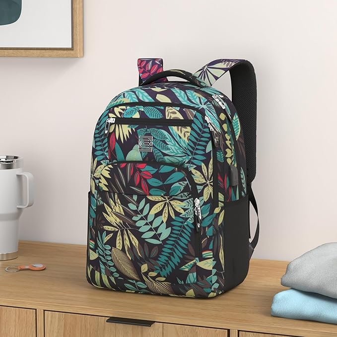 Volher Laptop Backpack, Business Travel Anti Theft Slim Durable Laptops Backpack - Image 2