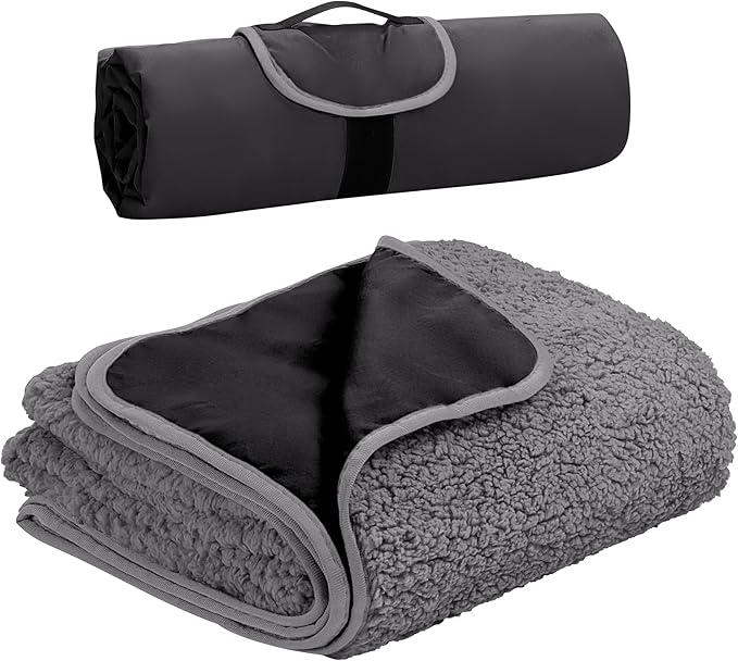 Tirrinia Large Waterproof Outdoor Blanket, Soft Warm Windproof Stadium Blanket by Tirrinia