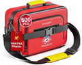 500 PCS First Aid Kit for Travel Camping Car Home Businesses, Well-Organized by KAUGIC