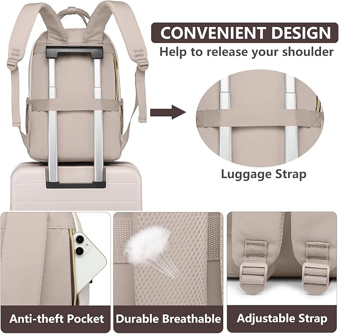 Laptop Backpack for Women Work Bag - Image 5