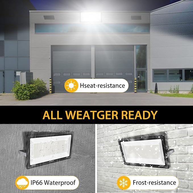 600W 2pack LED Stadium Flood Lights, 67500LM Super Bright LED Arena Outdoor - Image 4