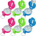 Sabary 6 Pack Multi-Color Mini Lensatic Compass by Sabary