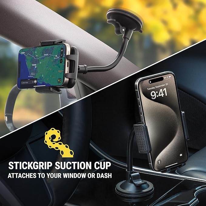 Scosche SUHVWDL-2XCES0 Universal Phone Mount, Rotatable Hands-Free Car Air - Image 4