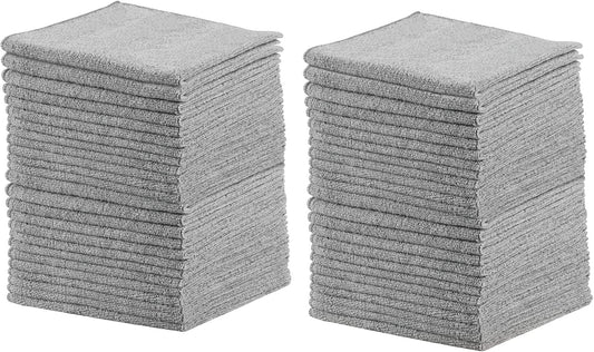 Rubbermaid All Purpose Microfiber Cleaning Cloth Towels, 12"x12", Non-Scratch, Reusable/Washable for Cleaning/Wiping/Polishing for Home/Kitchen/Car (Pack of 300)