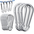 15Pack 5.5 Inch Spring Snap Hooks, Heavy Duty Carabiner Clips by REDOVANT