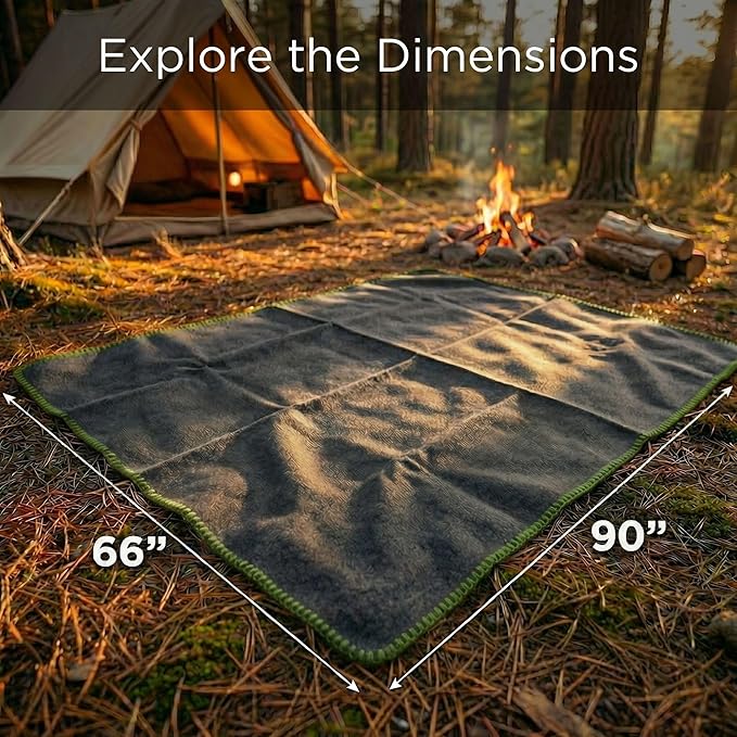 Wool Camping Blanket 10-Pack - Image 2