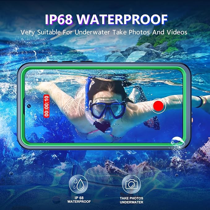 Temdan Designed for Samsung Galaxy S26 Case Waterproof, Built-in Lens & Screen - Image 3