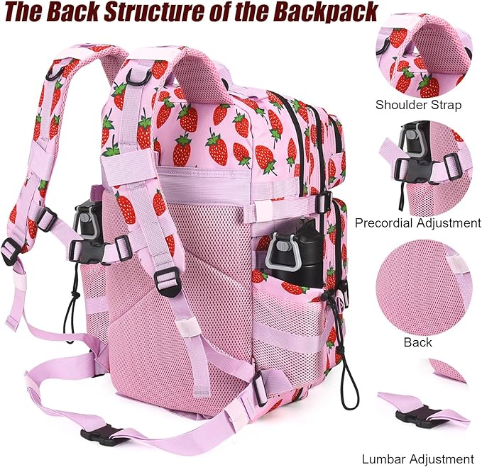 45L Tactical Backpack for Men Women, Military Assault Pack - Image 6