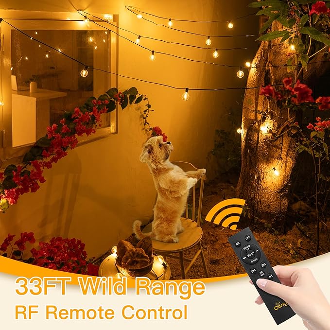 Ollny 60FT Solar Lights Outdoor, Waterproof Remote Control Dimmable Timers - Image 7