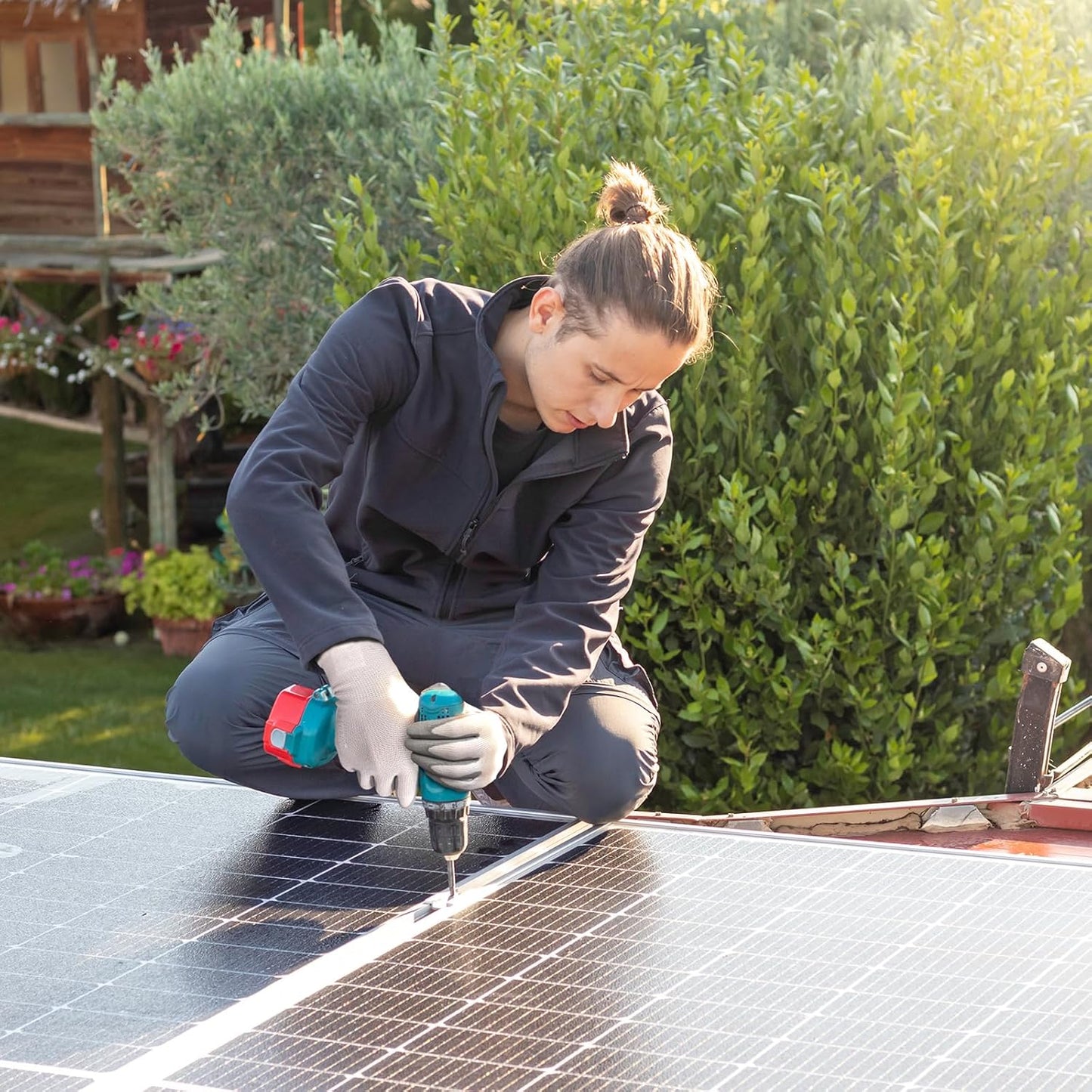 Kebada W1 Work Gloves for Men and Women, 12 Pairs Touchscreen Safety Gloves with Grip, PU-Coated, Ideal for Light & Medium Duty Tasks, White, Small