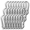 60PCS 3" Heavy Duty Spring Snap Hook, M8 5/16" Galvanized Steel Snap Hook by EPHECH