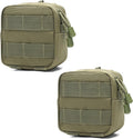 2 Pack Mini Tactical Molle Compact Ammo Pouch by Katadem