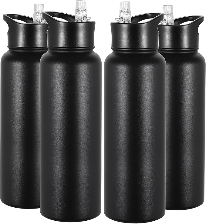 VEGOND 40 oz Insulated Water Bottle Bulk Stainless Steel Metal Water Bottles by VEGOND