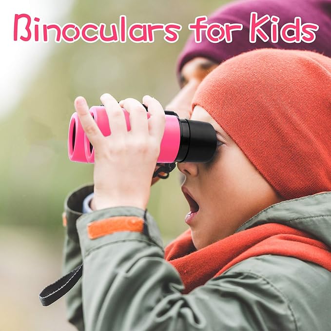 Scotamalone Kids Binoculars Shock Proof Toy Binoculars Set - Image 3