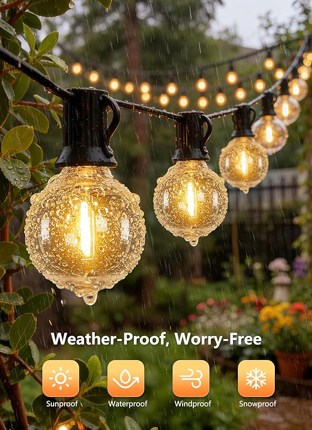 Brightown 37Ft Outdoor String Lights - Image 3