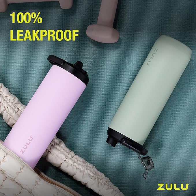 ZULU Base 40oz Stainless Steel Water Bottle - Image 9