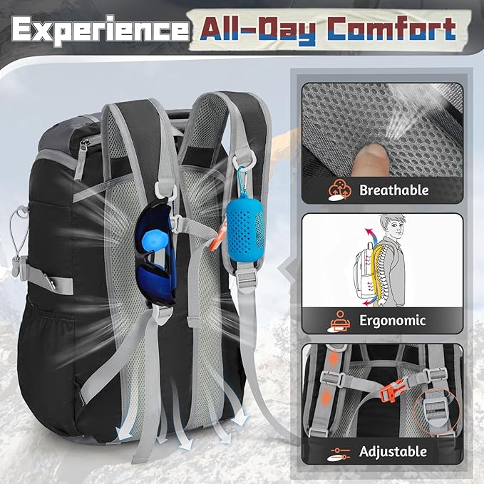 RAINSMORE Foldable Hiking Backpack - Image 6