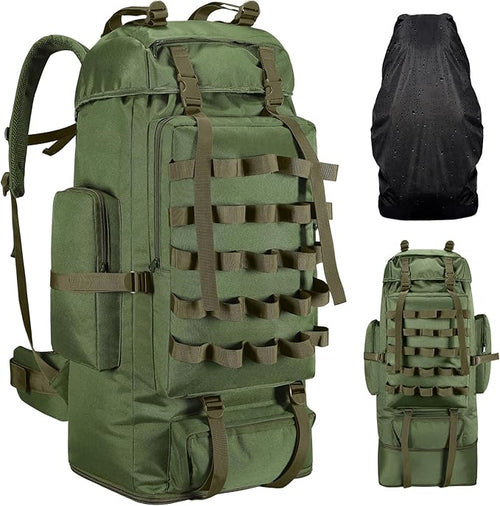 70L/100L Camping Hiking Backpack by Unknown