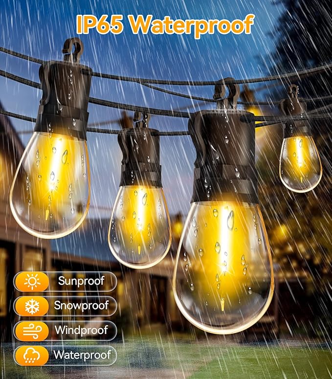 Outdoor String Lights Patio LED - Image 4