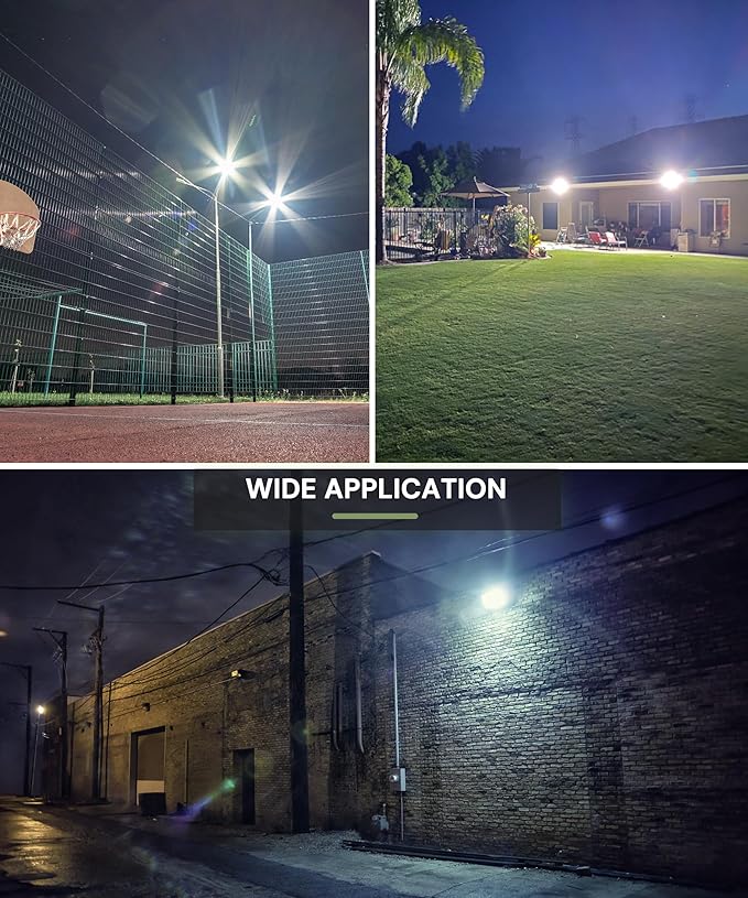 L LOHAS LED Flood Lights Outdoor, 150W Dusk to Dawn Outdoor Lighting, IP66 - Image 6