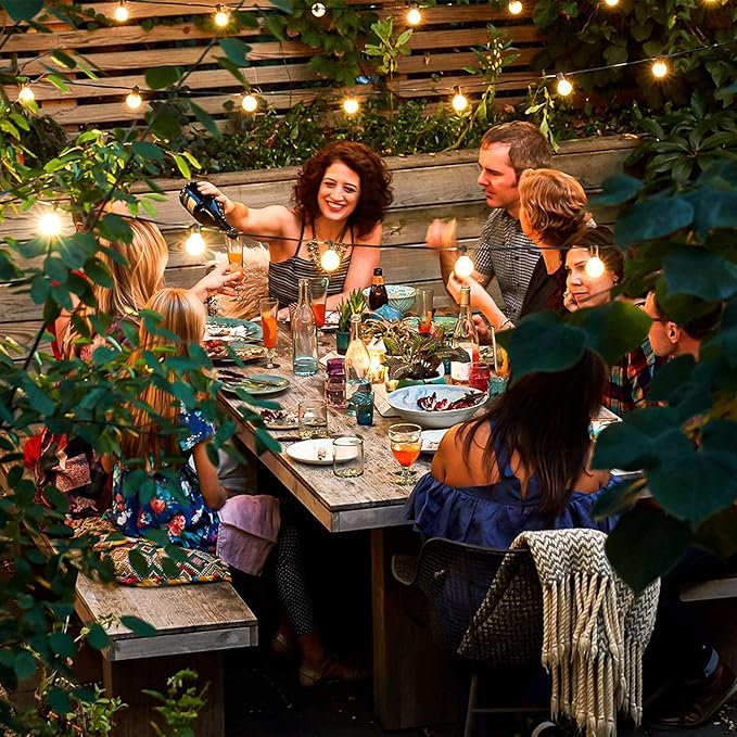 VerRon 100FT LED G40 Globe String Lights, Waterproof Shatterproof Outdoor Patio - Image 3
