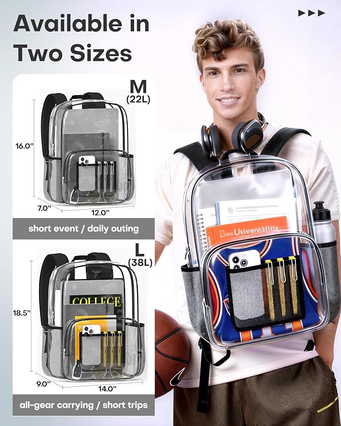 HOTOR Clear Backpack - Image 2