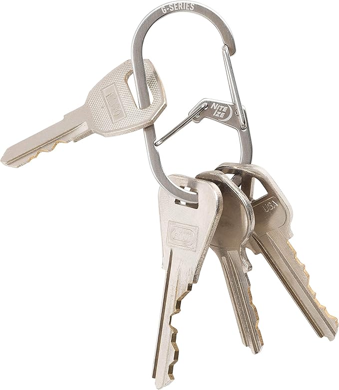 Nite IZE GS2-11-R6 G-Series Dual Chamber Carabiner, Stainless Steel - Image 4