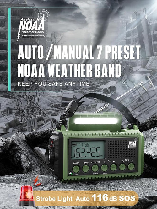 12000mAh Emergency Radio - Image 2