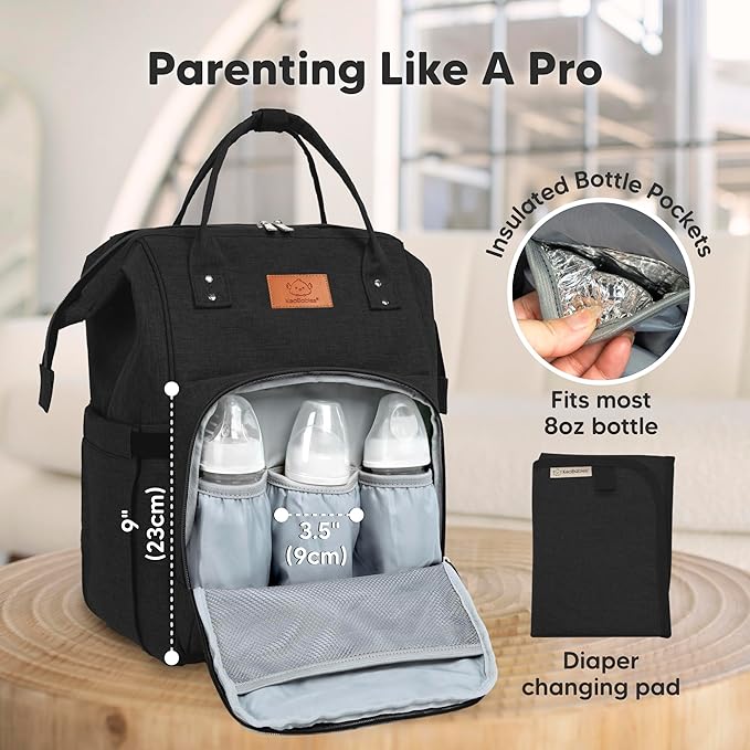 KeaBabies Baby Diaper Bag Backpack - Image 4