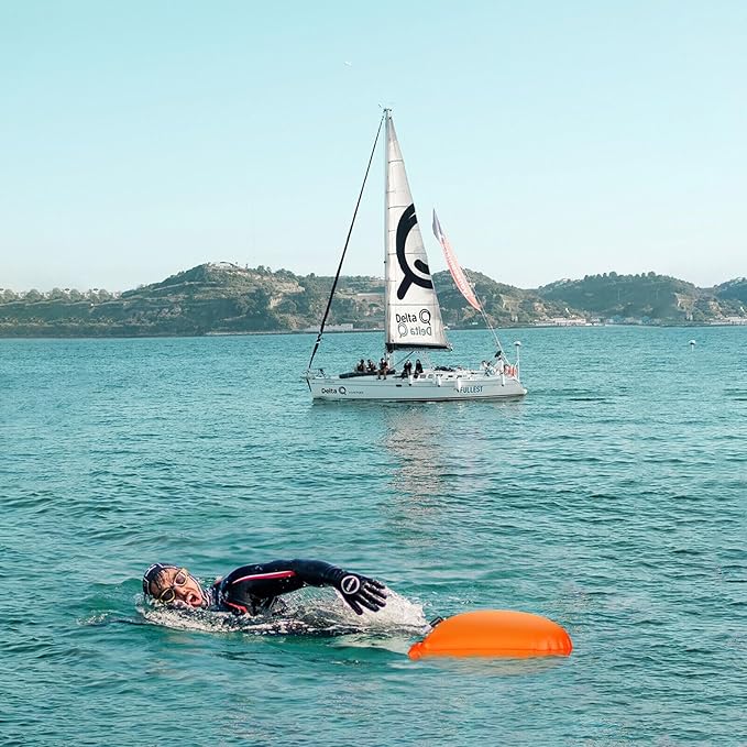 Swim Buoy for Open Water, 20L Swim Safety Float Waterproof Dry Bag for Swimmers - Image 2