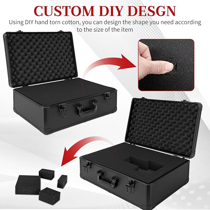 Protective Hard Case 22 X 14 X 8-Inch Shockproof Water-resistant - Image 7