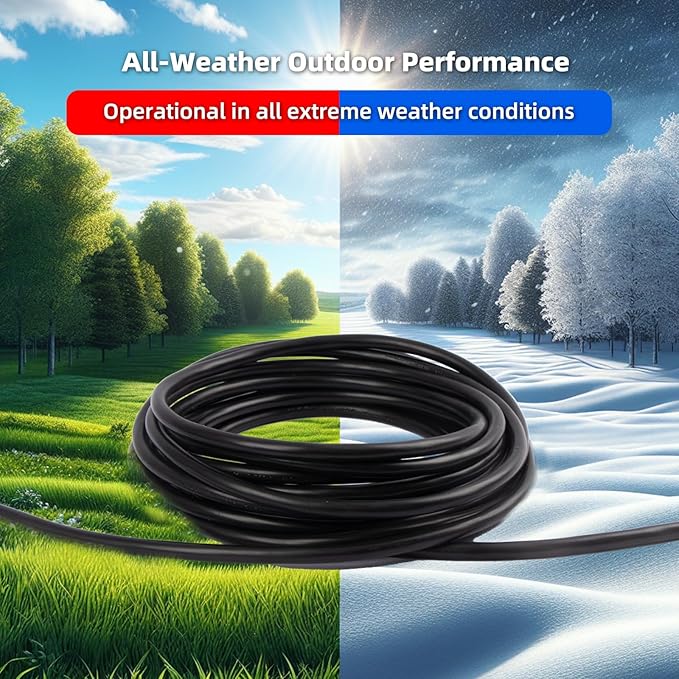 300 FT Outdoor Extension Cord Waterproof, 3-Prong Power Cord, 16 AWG SJTW - Image 5