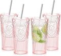 4 Set 20oz Vintage Plastic Tumbler by Unknown