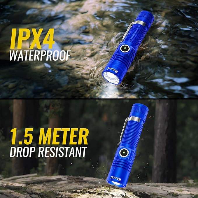 Banral Rechargeable Tactical Flashlights, High Lumens Small Mini USB-C LED - Image 7