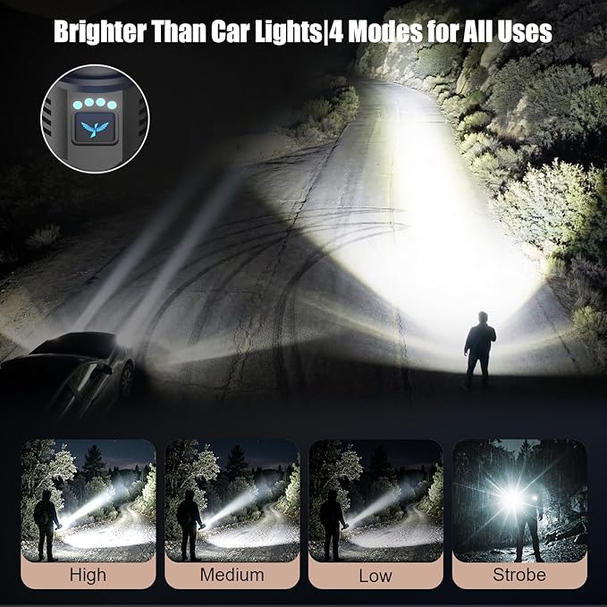 SKYFIRE Rechargeable Flashlights High Lumens - Image 6
