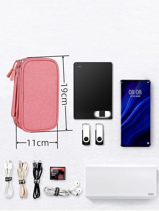 Electronic Organizer Travel Cable Accessories BagPouch Portable Waterproof - Image 2