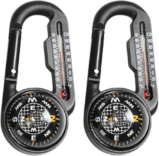 Trekker's Compass Crew Carabiner Compass by Unknown