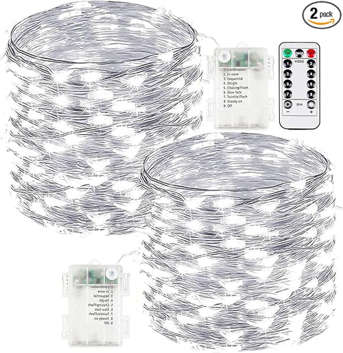 2-Pack Fairy Lights Battery Operated by EXF