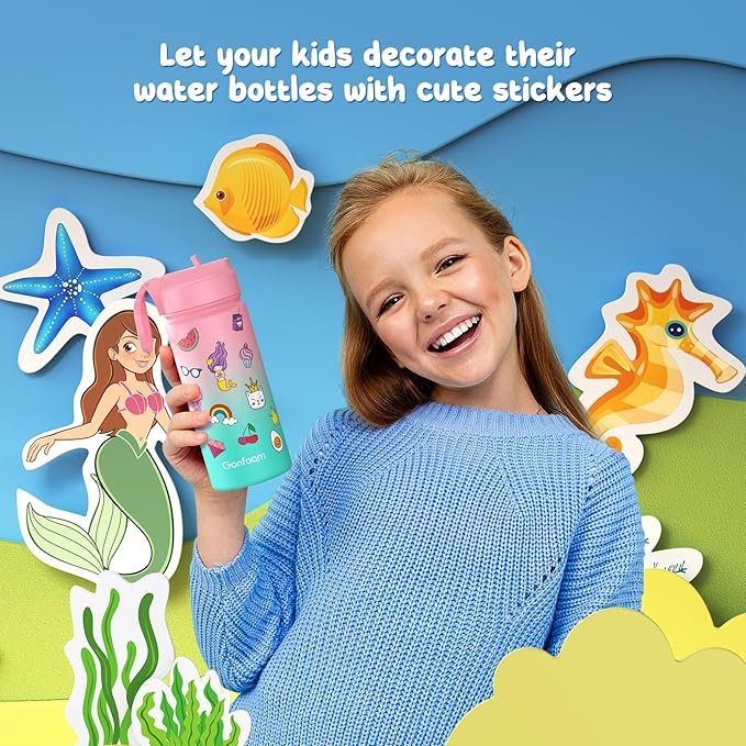 Kids Water Bottle, 16oz Kids Water Bottle - Image 2