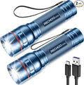 RECHOO Rechargeable Flashlights High Lumens, Super Bright Flash Light 2 Pack by RECHOO