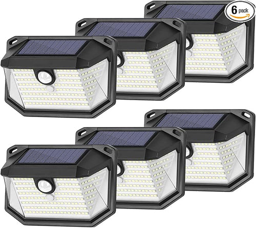 6-Pack Solar Wall Lights Outdoor by Brightever