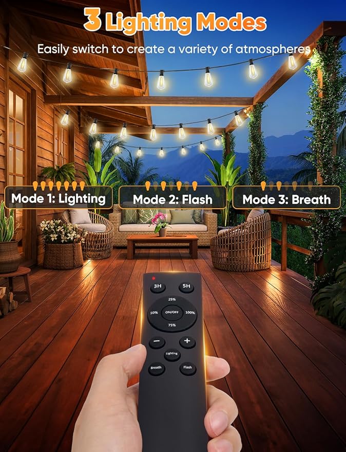 Brightever LED Outdoor String Lights - Image 3