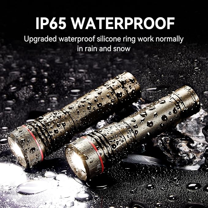 WdtPro Rechargeable Flashlights High Lumens, 1 Pack 10H Long Lasting Super - Image 5