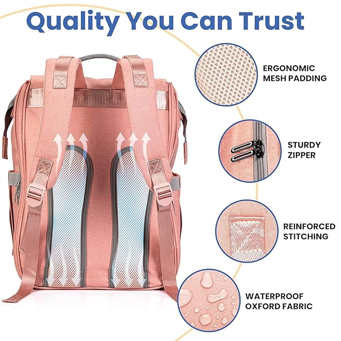 PILLANI Baby Diaper Bag Backpack - Image 6