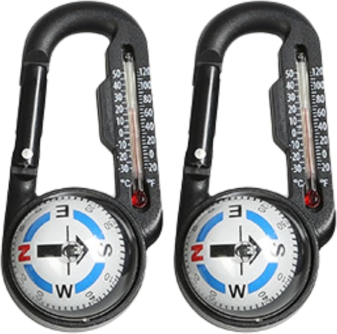Trekker's Compass Crew Carabiner Compass by Unknown