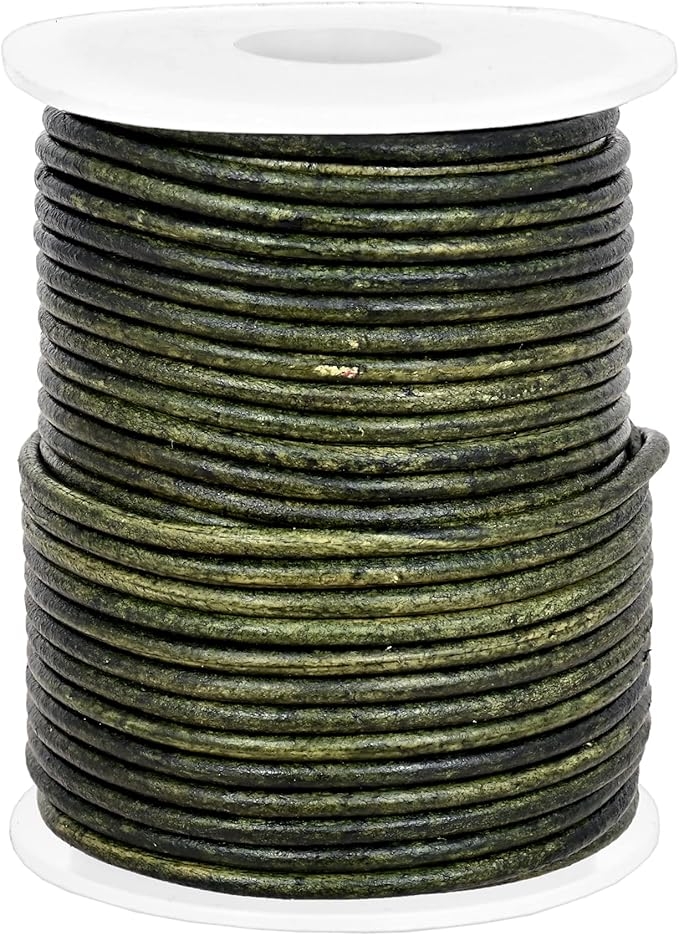 GENIQUE Real/Genuine Round Leather String Cord - Image 2
