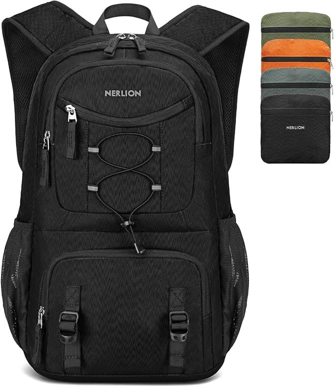 Nerlion Lightweight Foldable 35L Hiking Backpack Travel Backpack by Nerlion