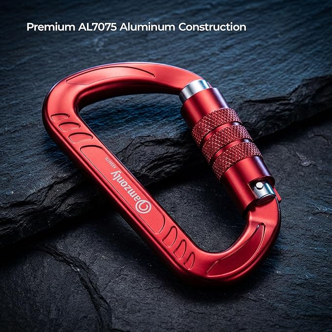 3inch Auto Locking Carabiner Clips Heavy Duty, 12KN /2697lbs Lightweight - Image 6